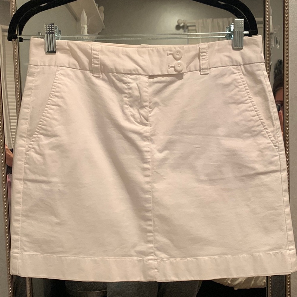 Vineyard Vines White Mini Skirt